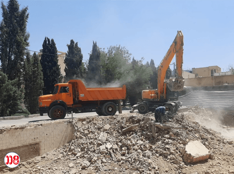 تخریب و خاکبرداری در اصفهان